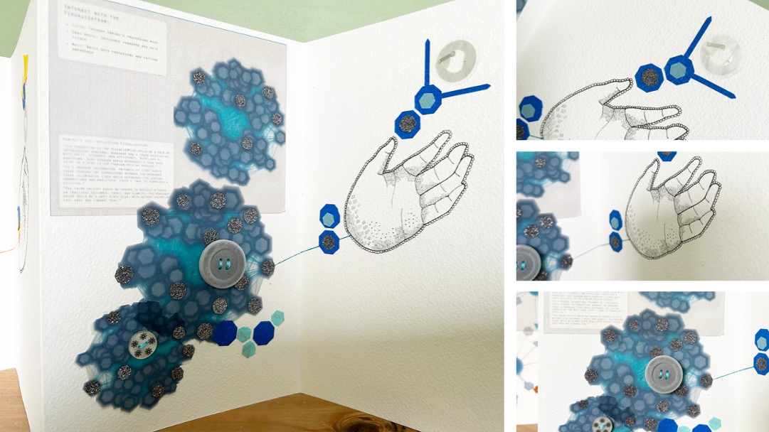 Gemini's pattern visualization with geometric shapes