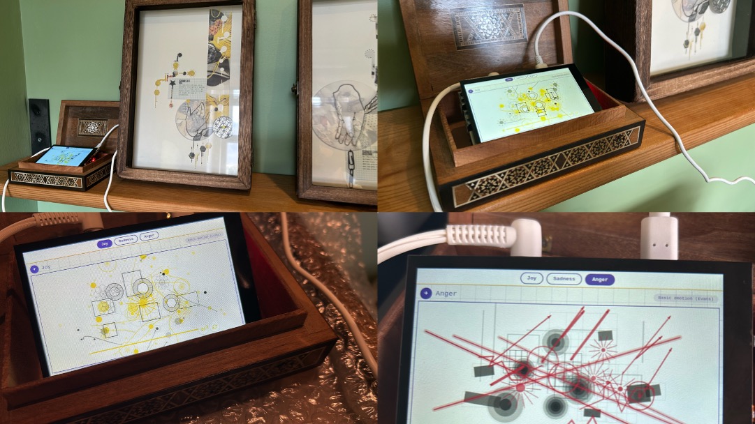 Digital visualization on tablet