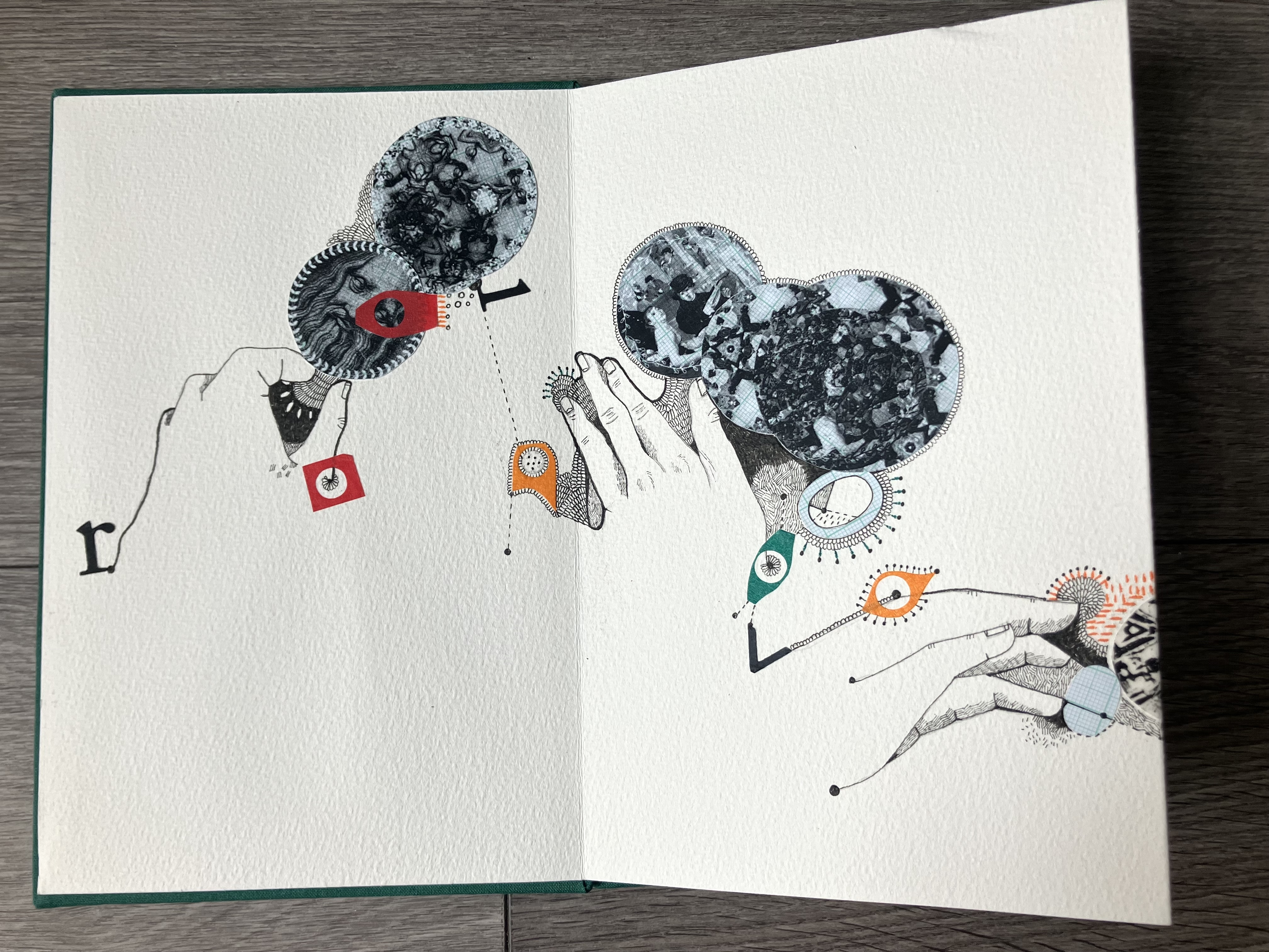 Re-adapted concertina book