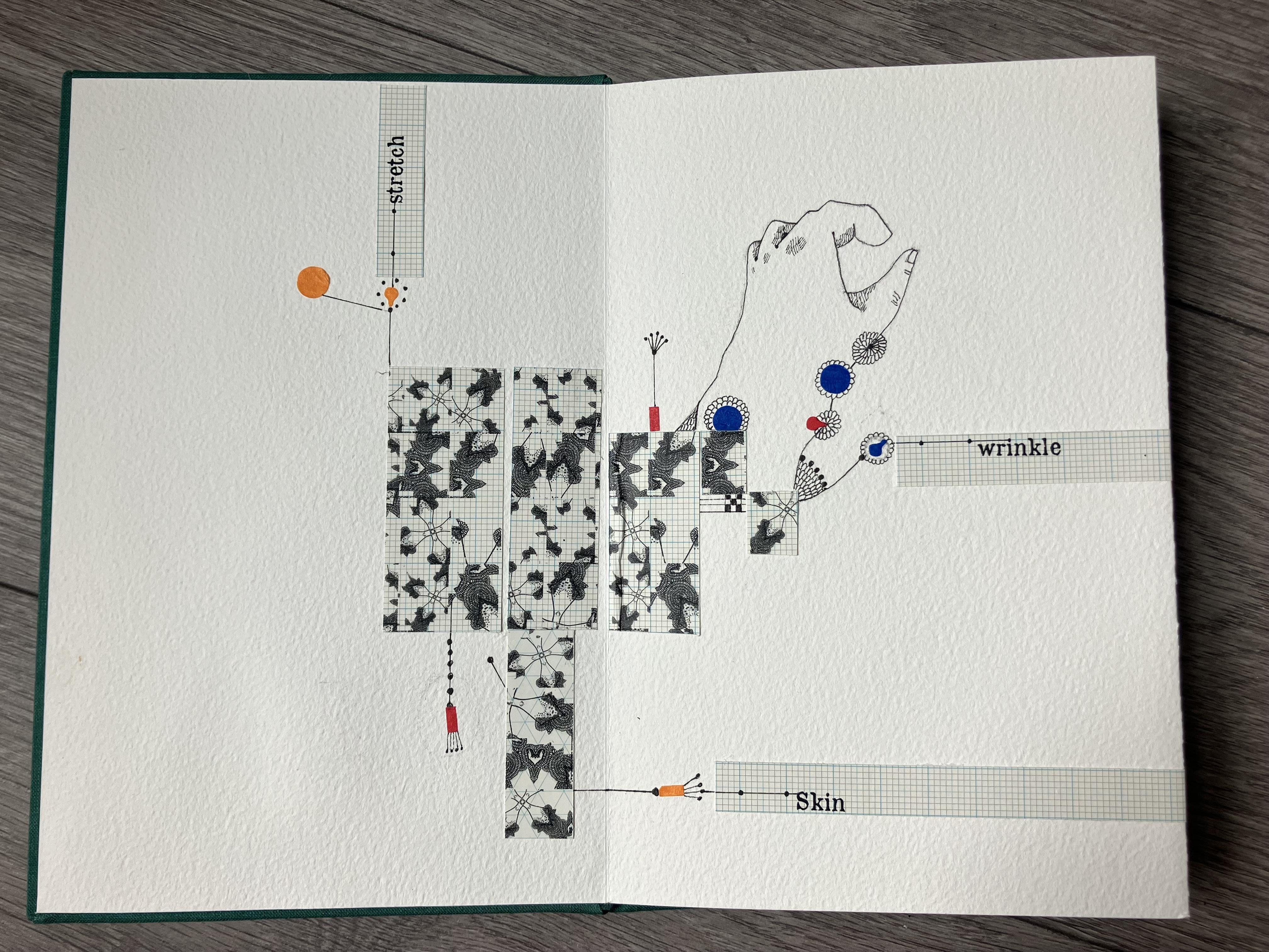 AI Image Building concertina book